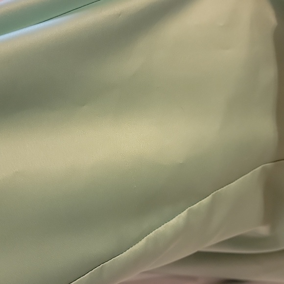 Vintage Jessica McClintock Gunne Sax Green Dress Gown 80s Petticoat Ruffle - Picture 15 of 16